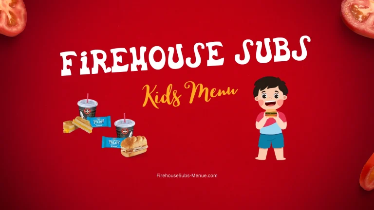 Firehouse Subs Kids Menu