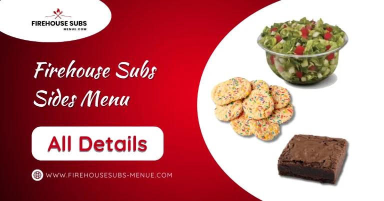 Firehouse Subs Sides Menu
