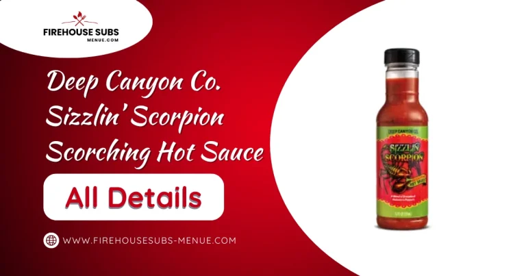 Deep Canyon Co. Sizzlin’ Scorpion Scorching Hot Sauce