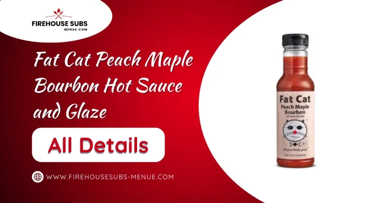 Fat Cat Peach Maple Bourbon Hot Sauce and Glaze