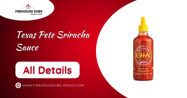 Firehouse Texas Pete Sriracha Sauce 3 Texas Pete Sriracha Sauce