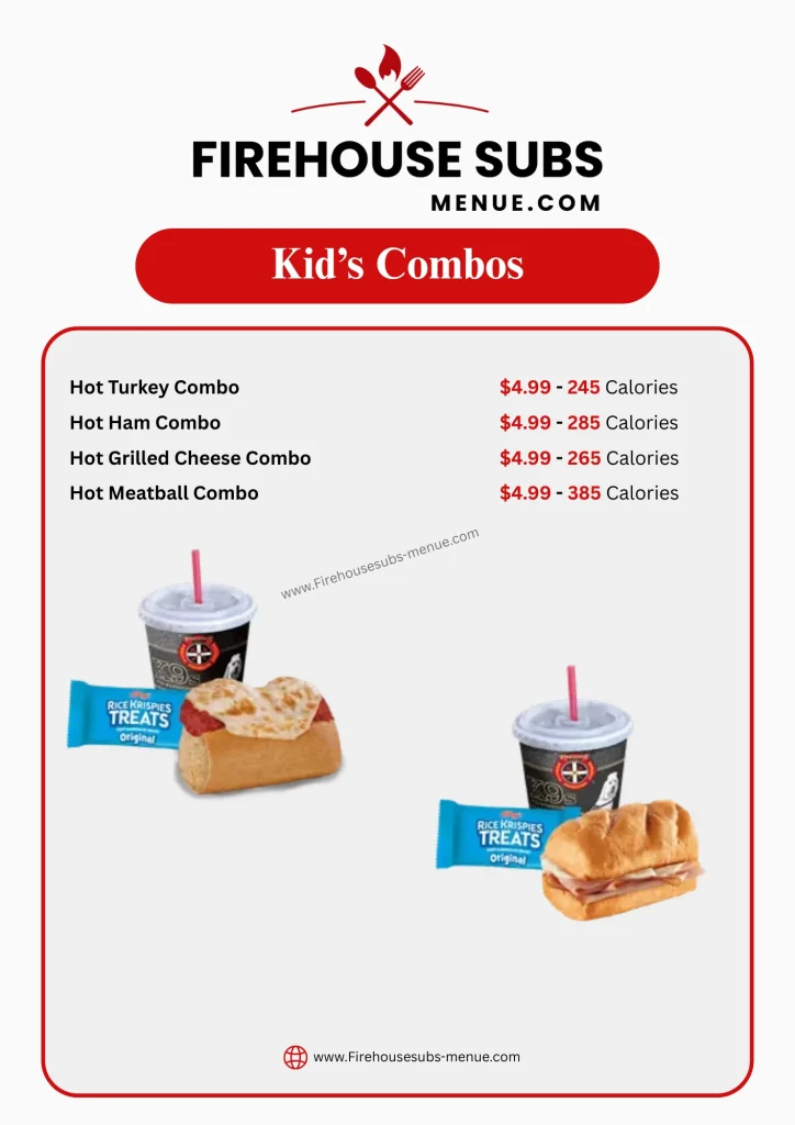 Firehouse Kid’s Combos