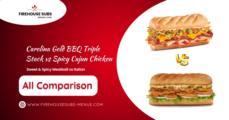 Carolina Gold BBQ Triple Stack vs Spicy Cajun Chicken