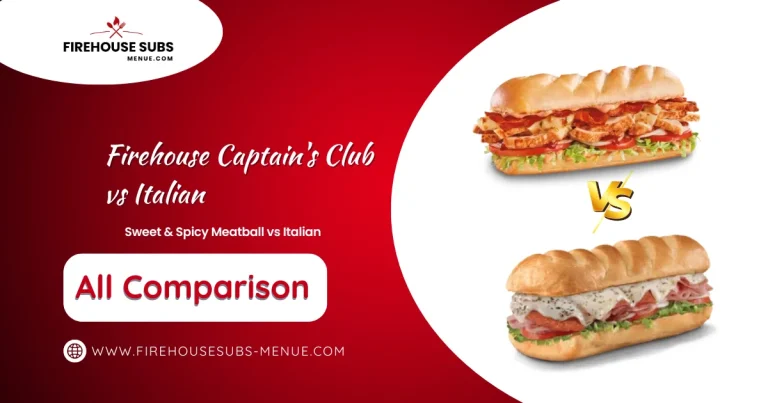 Firehouse Captain's Club vs Italian